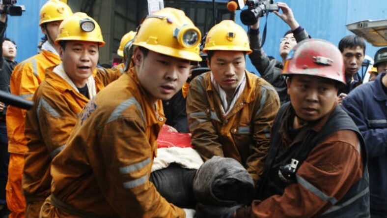 coal mine in China