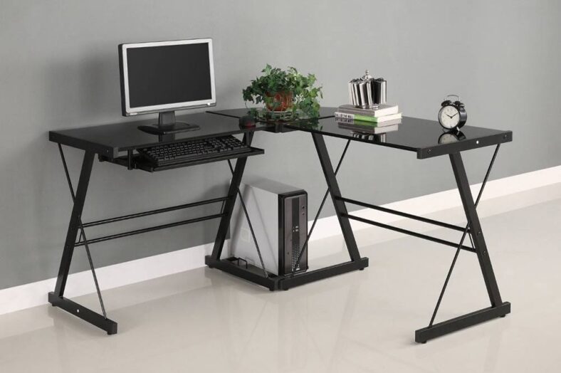 Walker Edison Soreno Three-Piece Home Office Desk
