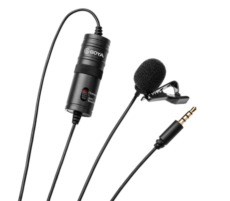 Boya BYM1 Omnidirectional Lavalier Condenser Microphone