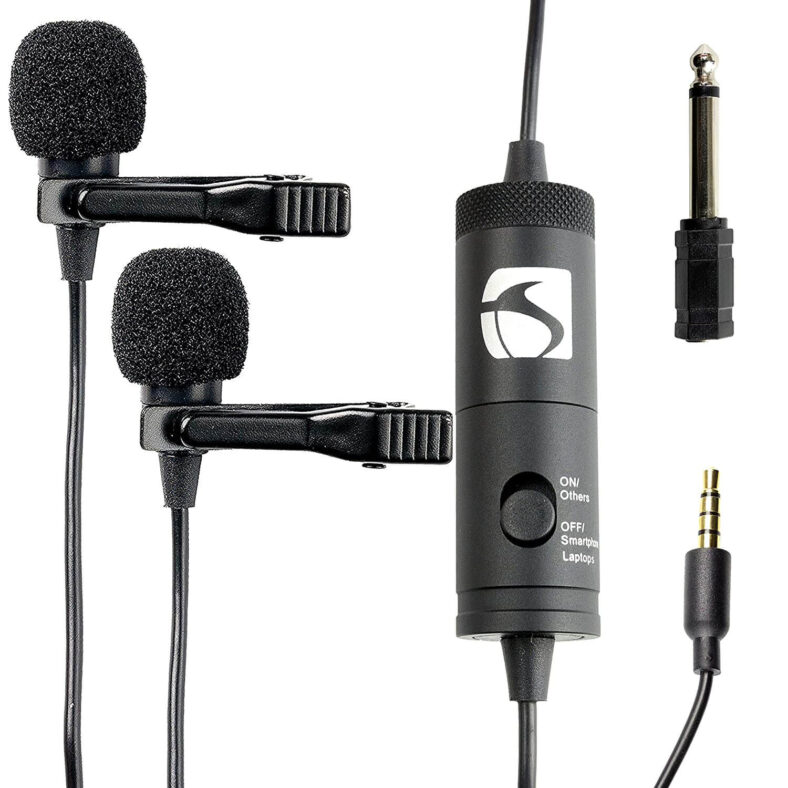 Rewy Brobeat 3.5MM Clip On Mini Lapel Lavalier Microphone