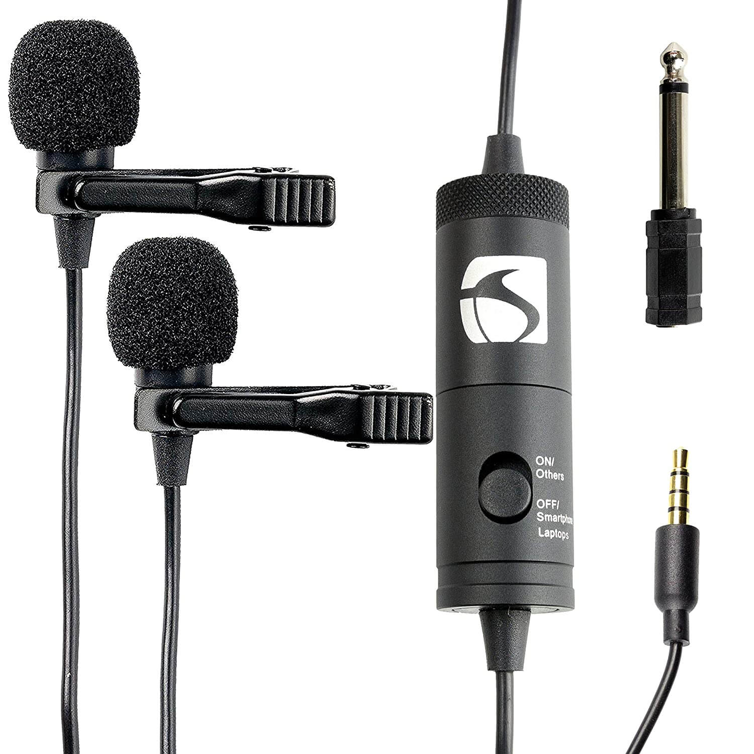 Rewy Brobeat 3.5MM Clip On Mini Lapel Lavalier Microphone