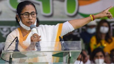 Mamata says she will win Bengal on one leg, Delhi on two